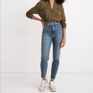 Madewell The Petite Momjean in Foster Wash Size 31P